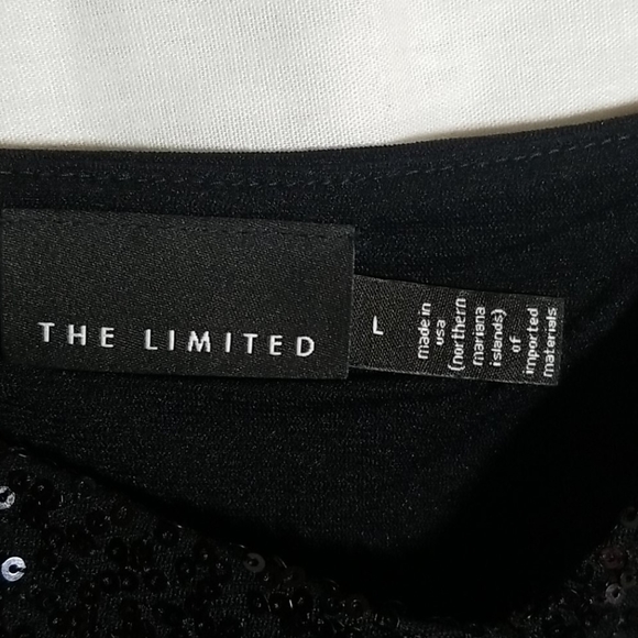 Sparkling Knit black sequin camisole. - Picture 4 of 4